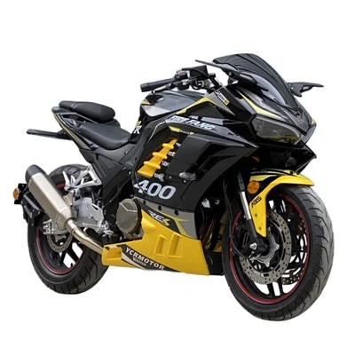 Motocicleta de duplo cilindro de corrida 400cc